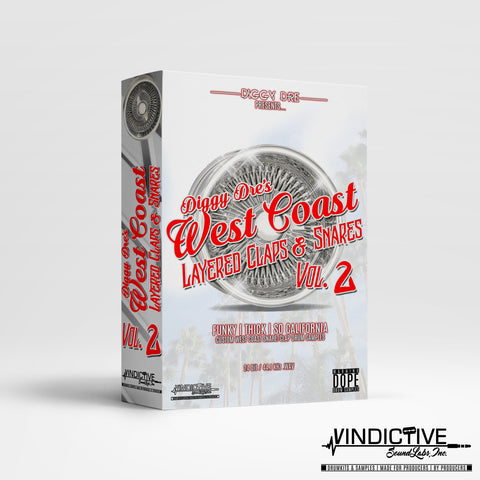 DIGGY DRE's WEST COAST LAYERED CLAPS & SNARES VOL. 2